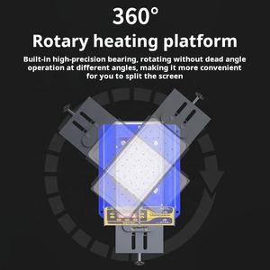 Separador de <span class=keywords><strong>pantalla</strong></span> giratorio multifuncional mecánico 316 se + herramienta de desmontaje de <span class=keywords><strong>pantalla</strong></span> de hasta 7 pulgadas - Product Image 5