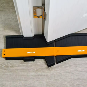 Medidor de contorno tipo empalme de 2 piezas Duplicaciones Herramienta de perfil de 5 pulgadas + 10 pulgadas Herramienta de medición de forma de regla de contorno de material plástico - Product Image 5