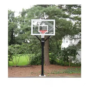नई डिजाइन ऊंचाई समायोज्य बास्केटबॉल हूप खड़े बाहरी बास्केटबॉल पोल