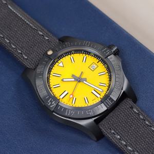 นาฬิกาข้อมือผู้ชายสุดหรูคุณภาพสูง สแตนเลสสตีล คาร์บอนไฟเบอร์ ดีไซน์อเวนเจอร์ส ระบบกลไก พร้อมไฟเรืองแสงในที่มืด แบรนด์ Breitlinges - Product Image 2