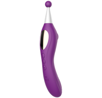 Neuer Bestseller 3-in-1 Hochfrequenz-Nippel-Klitoris-Sauger Mehrfach-G-Punkt-Stab-Stimulator Vibrator Pinpiont-Stimulator
