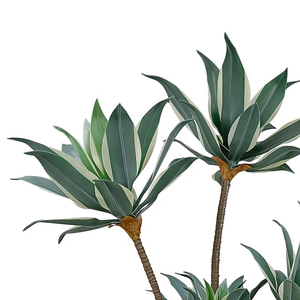 Oh Arts, venta al por mayor, plantas de 127cm de altura, árbol bonsái Artificial, Planta <span class=keywords><strong>grande</strong></span> de <span class=keywords><strong>Agave</strong></span> de imitación, <span class=keywords><strong>Agave</strong></span> Artificial de tacto Real para decoración del hogar - Product Image 3