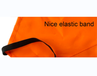 Panneaux de signalisation de sécurité portables en polyester orange vif résistants aux intempéries de 15,75 pouces, drapeaux en maille, panneau d'avertissement magnétique pour la chasse et la sécurité