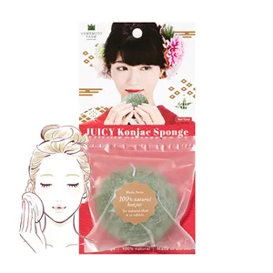 Japanese bath sponges wholesale facial konjac natural sponge for healthy skin