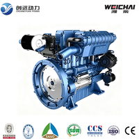 Motor Diésel Marino Pequeño Weichai WP3.2, 30-120 HP, 4 Cilindros, 4 Tiempos, para Embarcaciones, Pesca, Rescate, Ocio, Reequipamiento/Actualización