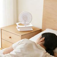 Nuevo Ventilador de Pared Magnético Portátil con Batería de Litio Recargable por USB, Mini Ventilador de Refrigeración en Caja de Plástico para Exteriores