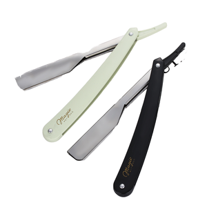 1 Pieza JD K-40 Navaja de Afeitar Plegable de Acero Inoxidable, Profesional para Hombres, Maquinilla de Afeitar Recta para Barbero, Herramientas de Estilismo Facial - Product Image 1
