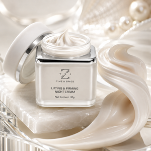 Crème Réparatrice Nuit pour <span class=keywords><strong>Peau</strong></span> Ménopausée – Améliore l'Élasticité Cutanée au Réveil – Alpha Arbutine & Glutathion pour un Teint Équilibré - Product Image 3