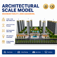 Maquette architecturale personnalisée |   Maquette de bâtiment haute précision pour exposition