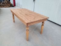 Table à tréteau en bois massif rustique antique Sinofur