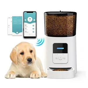 Automatic Pet Food Dispenser Wholesale Smart Wifi Automatic Pet Bowls Feeders Automatic Pet Feeder APP Timing Quantitative