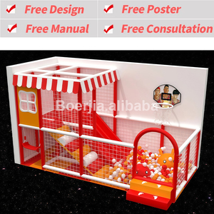 Compact Kids Indoor Playground Equipment for Children with Soft <b>Small</b> <b>Slide</b> and Ball Pit for Home or <b>Small</b> Play Centers - Product Image 2