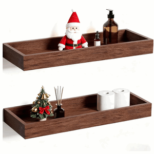 Estante Flotante Decorativo <span class=keywords><strong>de</strong></span> Madera <span class=keywords><strong>de</strong></span> Alta Calidad, Estantes <span class=keywords><strong>de</strong></span> Almacenamiento <span class=keywords><strong>de</strong></span> <span class=keywords><strong>Pared</strong></span> <span class=keywords><strong>de</strong></span> Madera para Dormitorio, Sala <span class=keywords><strong>de</strong></span> Estar, Cocina - Product Image 1