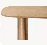 Console d'entrée moderne en bois massif RH OEM Mulholland, table de hall en chêne américain, bureau d'entrée de villa de haute qualité pour couloir