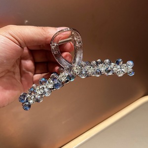 Pinces à cheveux en cristal brillant, élégantes et luxueuses, grandes pinces antidérapantes pour chignon arrière de la tête pour femmes - Product Image 3