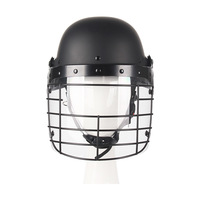 Casco de seguridad estilo alemán de fábrica directa, modelo americano a prueba de explosiones con cubierta de PCABS y malla de alambre.