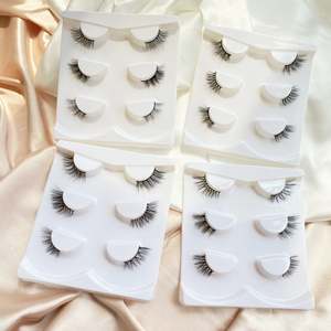 Vente en gros des demi-cils les plus populaires Oeil de chat Tige noire Faux cils Queue allongée Demi-oeil Cils naturels - Product Image 6