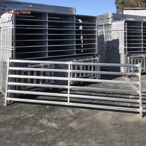 Panneaux d'élevage en gros pour moutons, système de clôtures galvanisées à chaud, équipement d'élevage de moutons, panneaux de enclos portables galvanisés pour moutons - Product Image 1