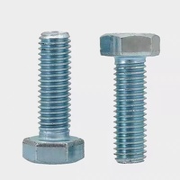 Vis hexagonale galvanisée Gr8.8 M8*16 à filetage complet DIN 933 – Prix compétitif – Origine Chine