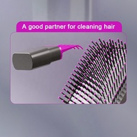 Brosse à cheveux démêlante 3D Airbag Massage du cuir chevelu Coussin d'air Brosse à cheveux démêlante Peigne brosse à palette avec brosse à cheveux nettoyant