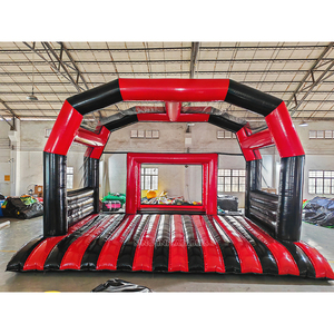 But de football gonflable d'extérieur 26'x19' avec tente de protection pour les enfants et les adultes, jeux de tir de Sino Inflatables - Product Image 1