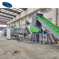 500 kg/h Residuos de plástico HDPE Botella de leche Reciclaje Trituradora Lavadora Secadora