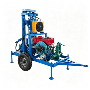 <strong>Small</strong> Crawler Water Well Drilling <strong>Rig</strong> 100m Depth Diesel Drill Machine for <strong>Mining</strong> and Exploration - Product Image 1