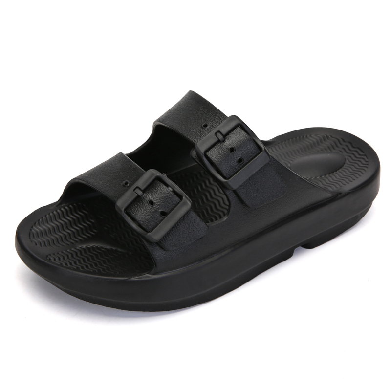 Шлепанцы из ЭВА для пар, высокие эластичные, открытый носок, летние сандалии, большие размеры, 4 цвета