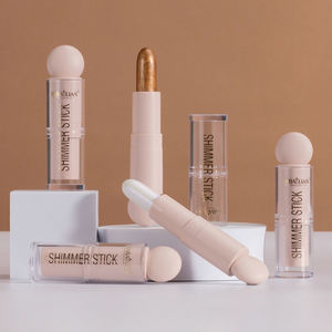 Logo personnalisé <span class=keywords><strong>pas</strong></span> <span class=keywords><strong>cher</strong></span> cosmétiques visage concealer <span class=keywords><strong>bronzer</strong></span> fondation miroitement surligneur contour bâton - Product Image 2