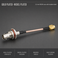 Câble coaxial torsadé en cuivre RG316, connecteur RF BNC femelle vers SMA mâle, assemblage de câble Pigtail Jumper pour antenne routeur WiFi, 2,5 mm, 50 ohms