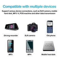 Kabel Kamera Digital Mini USB 2.0 Tipe A, Ke Mini 5Pin Pria untuk Pemutar MP3, Kamera Dasbor, Penerima GPS