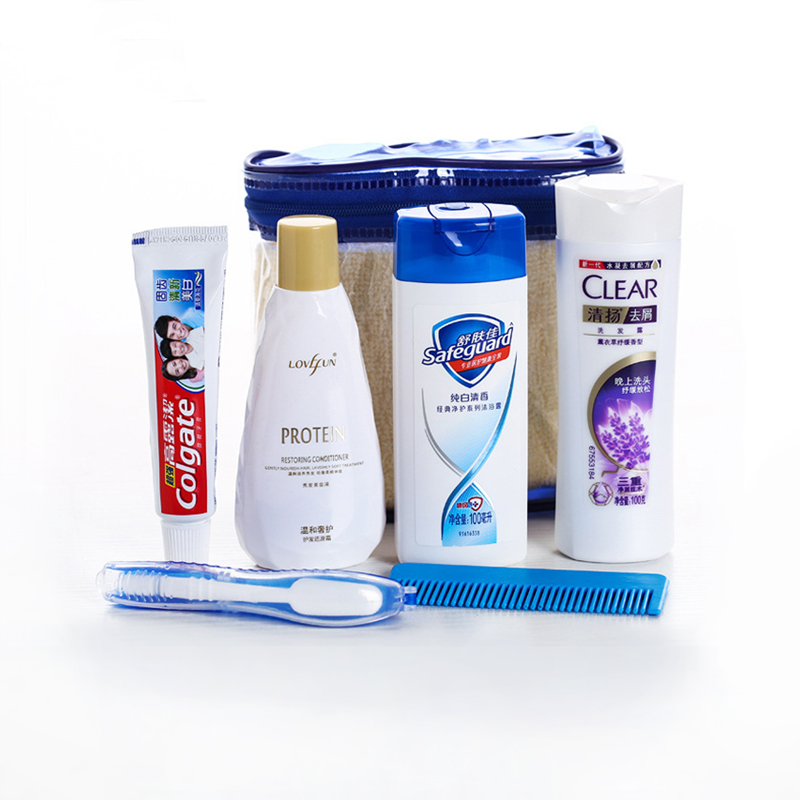 Комплект для удобства, Международный женский комплект Lovefun из 10 предметов: товары для путешествий с чистыми волосами и телом