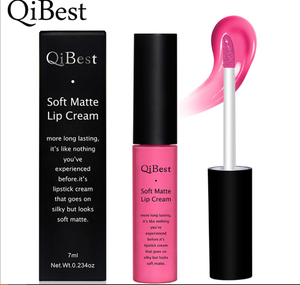 Lucidalabbra Liquido Impermeabile Qibest, Rossetto Metallico Opaco per Labbra, Cosmetico Sexy, Tinta Labbra Duratura - Product Image 2