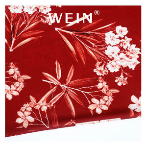 बी 28 मुफ्त नमूना विंटेज पुष्प डिजिटल प्रिंटिंग 100% पॉलिएस्टर विरोधी स्टेटिक मध्यम वजन कोशिबो क्रेप कपड़े डुबाई कपड़े कपड़े - Product Image 4