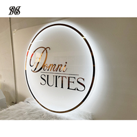 Logo mural de vente directe d'usine publicité magasin extérieur panneau avant nom d'entreprise signe Salon logo 3d LED lettre signe