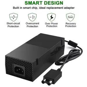 Chargeur pour console <span class=keywords><strong>Xbox</strong></span> <span class=keywords><strong>One</strong></span>, alimentation, prise US/EU, adaptateur secteur avec cordon d'alimentation pour <span class=keywords><strong>Xbox</strong></span> <span class=keywords><strong>One</strong></span> - Product Image 1