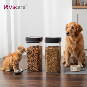 ภาชนะเก็บอาหารสัตว์เลี้ยงแบบสุญญากาศ Vacare America Paw Design พร้อมวงแหวนบอกวันที่ สำหรับอาหารสุนัขและอาหารแมว - Product Image 3