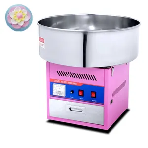 Commercial Counter Top Snack Food Candy Floss Machine Full Automatic New Cotton Candy Machine