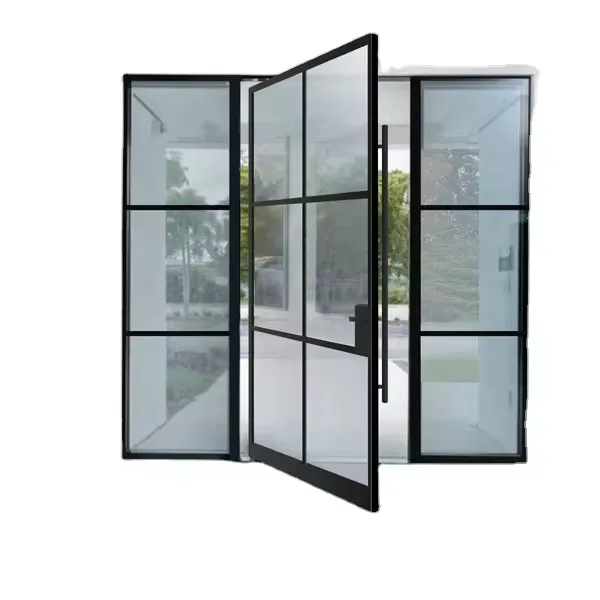 Steel Pivot Door Soundproof Glass Door Pivot Shower Door
