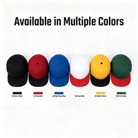 Topi Snapback 6 Panel Berbahan Campuran Wol, Model Flat Brim, Profil Tinggi, Logo Custom, Unisex Pria Wanita