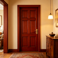 Porte intérieure moderne en MDF fini, écologique, pour chambre, hôtel, appartement, villa, décoration, vente en gros aux États-Unis et au Canada