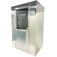 Douche d'air MAXWIN en acier inoxydable 304 avec moteur AC et filtre HEPA pour atelier sans poussière, dimensions personnalisées, usage individuel/double personne