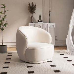 Modern Designer Single Chair Print Fabric Light Luxury Dining for Hotel Office Home Use Negotiation - Product Image 1