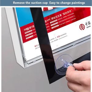 Letrero Luminoso LED Magnético de Doble Cara con Marco de Aluminio Personalizado para Publicidad en Bancos, Tiendas y Bares - Product Image 2