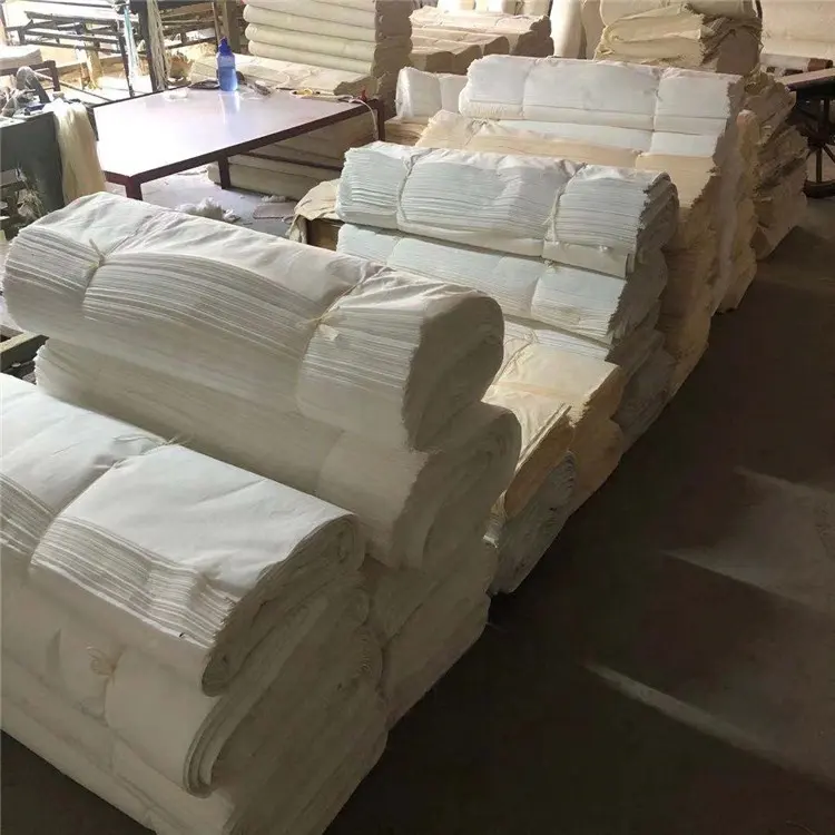 Tecido de algodão cinza de bambu de alta qualidade, exportações populares 100% poliéster, tecido cinza