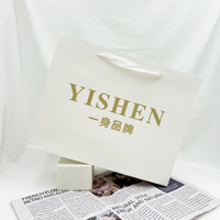 Vêtements personnalisés Chaussures Marque Magasin Sacs en papier imprimé Votre logo Sac à provisions en papier en carton Sacs cadeaux Petite entreprise