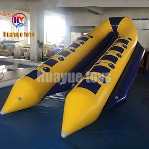 Plátano inflable de alta calidad, barco de peces voladores, <span class=keywords><strong>juego</strong></span> de deportes acuáticos e instalaciones de entretenimiento - Product Image 2