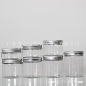 ขวดพลาสติก PET 100 มล. ฝาเกลียว ทรงกระบอก เกรดอาหาร บรรจุภัณฑ์ โรงงานกวางโจว ขายตรง - Product Image 1