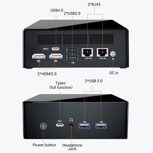 Chuyên Nghiệp Máy Tính Mini R7-6800H Usb4.0 40Gbps Ddr5 RAM Kép M.2 SSD RJ45 loại-<span class=keywords><strong>C</strong></span> Đầy Đủ Chứ<span class=keywords><strong>c</strong></span> Năng Xách Tay Nhỏ Gọn Mini PC - Product Image 5