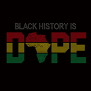 Transferencias de Diamantes de Imitación para el Mes de la Historia Negra, Motivos Termoadhesivos Afroamericanos para Camisetas y Sudaderas al por Mayor - Product Image 4